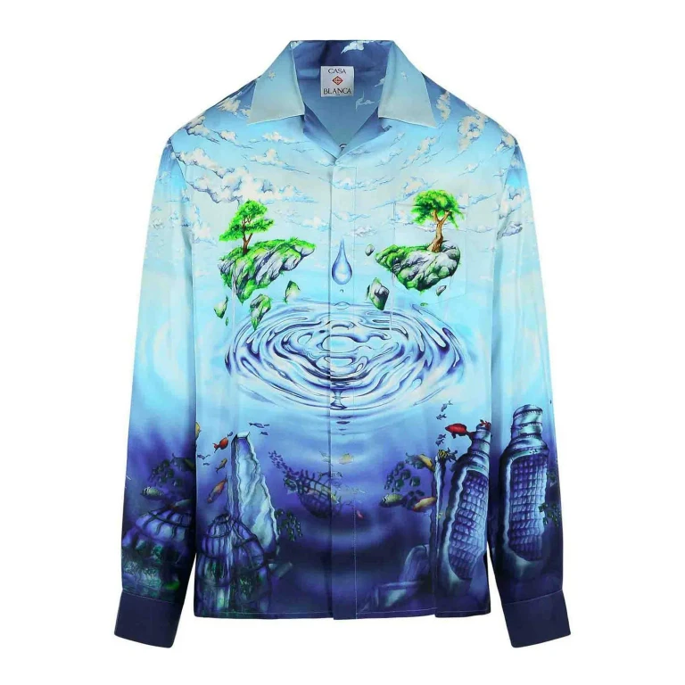 Casablanca Chemise - Bleu