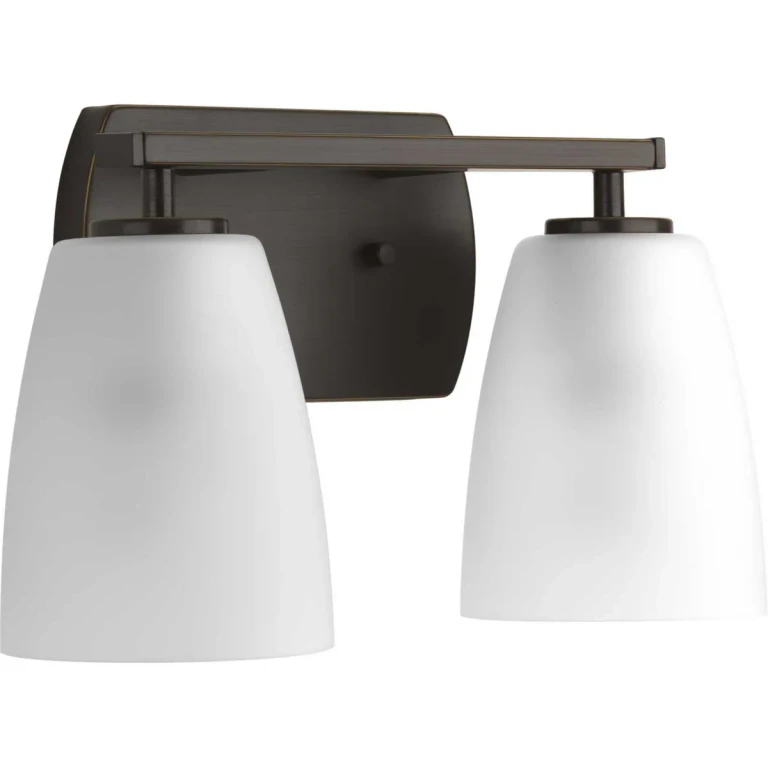 Antique Bronze Two Light Bath from the Leap Collection