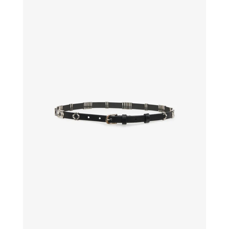 Isabel Marant Ceinture Odena - Femme - Noir et Argenté