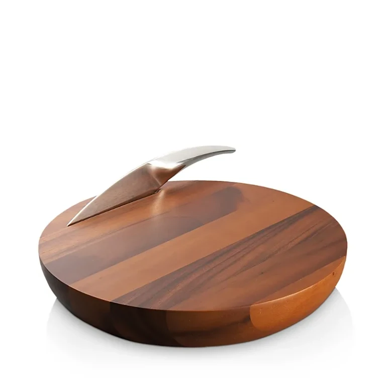Nambe Harmony Cheese Board & Knife