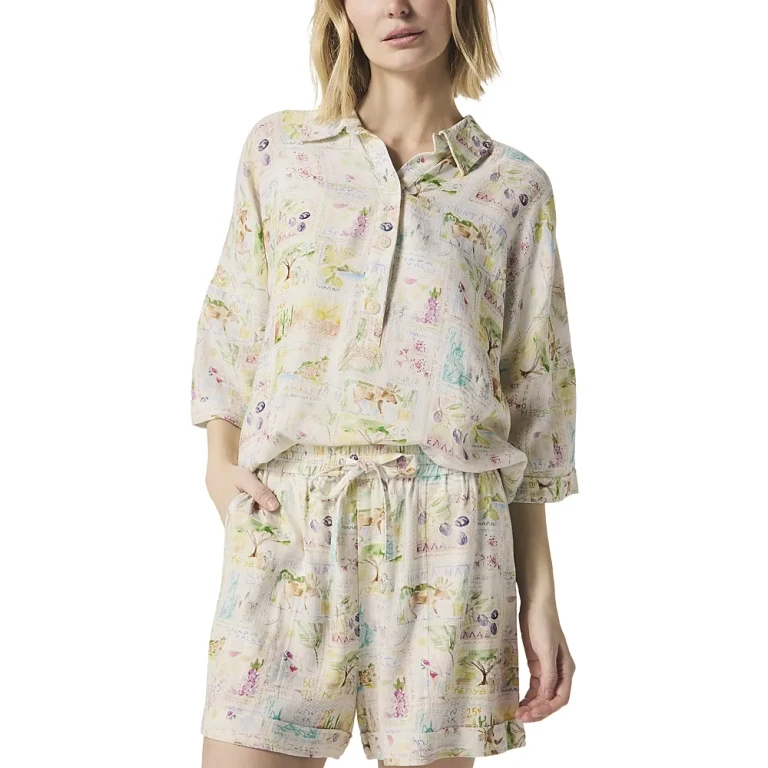 Splendid Coastal Postcard Top