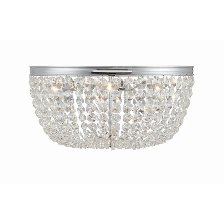 Nola 5-Light Ceiling Mount in Polished Chrome