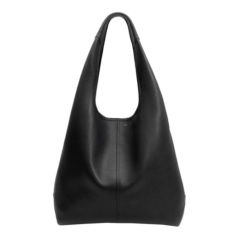 Ami Alexandre Mattiussi etienne Black Shoulder Bag With Logo Print On The Front In Leather Woman