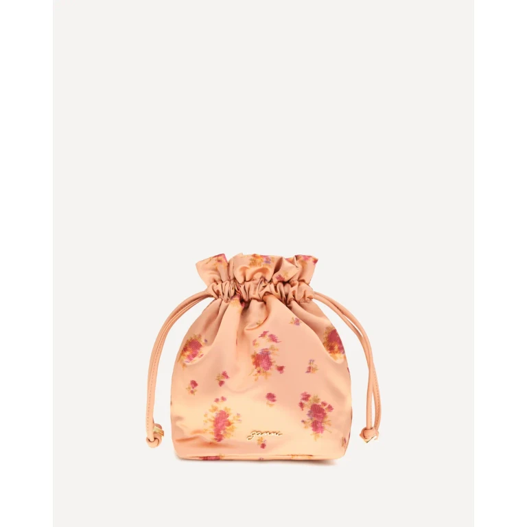 GANNI Printed nylon Pouch Female UNI