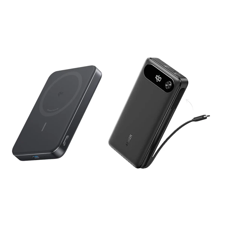 Power Bank (20K, 87W, Built-In USB-C Cable)