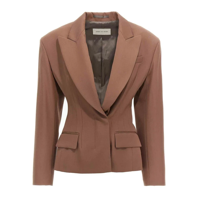 Blazer Dries Van Noten - Marrón