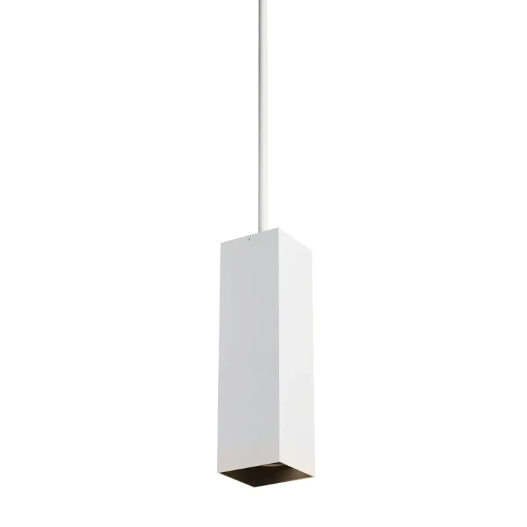 Tech Exo 2700K LED 19" Pendant Light in Black and Matte White - 700TDEXOP181230WB-LED927