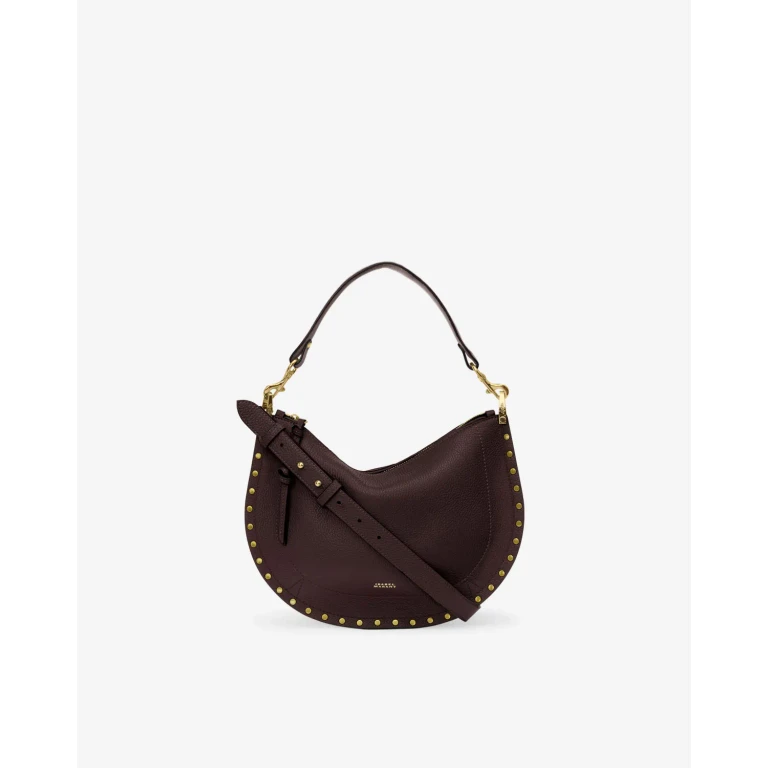Sac Oskan Soft Zip - Femme - Bordeaux - Isabel Marant
