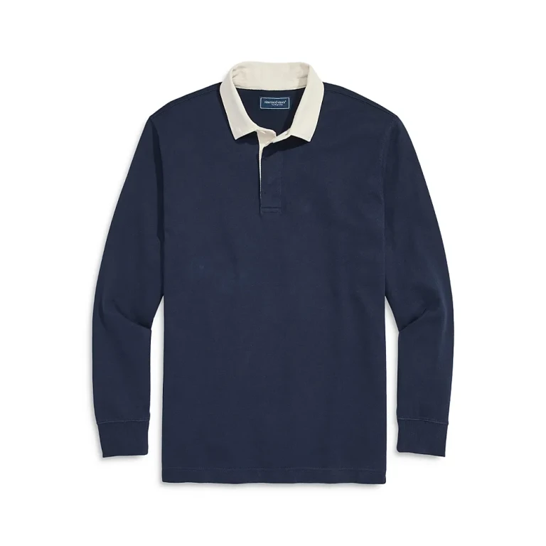 Vineyard Vines Cotton Solid Rugby Shirt
