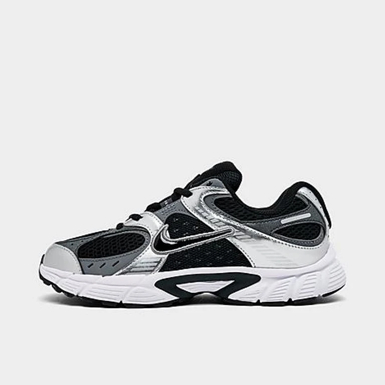 Nike Big Kids V5 RNR Casual Shoes in Black/Anthracite/Smoke Grey Size: 3.5