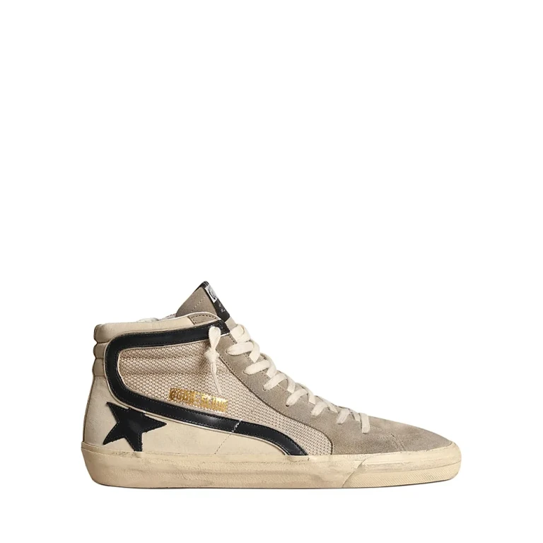 Golden Goose Men's Slide Lace Up High Top Sneakers