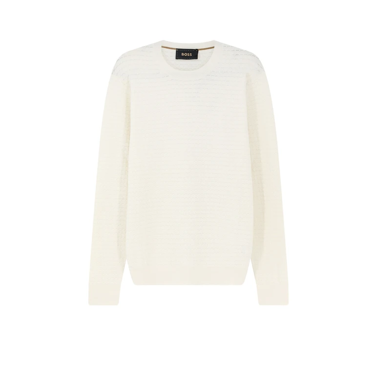 Hugo Boss Boss Sweaters Openwhite - Men