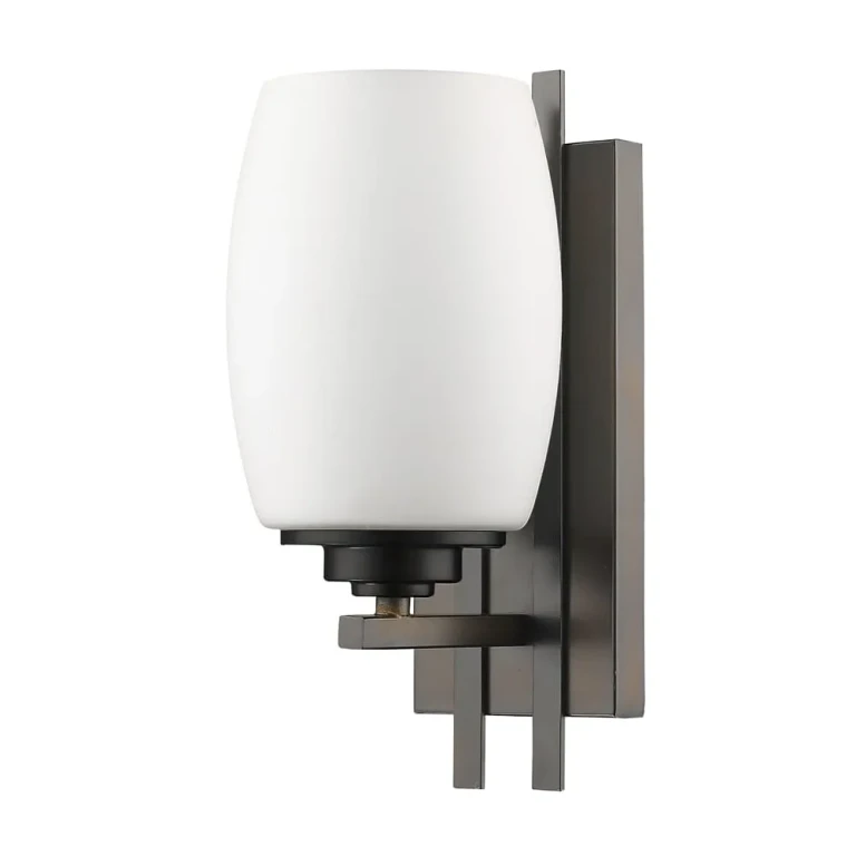 Oil Rubbed Bronze One Light Wall Sconce from the Sophia Collection