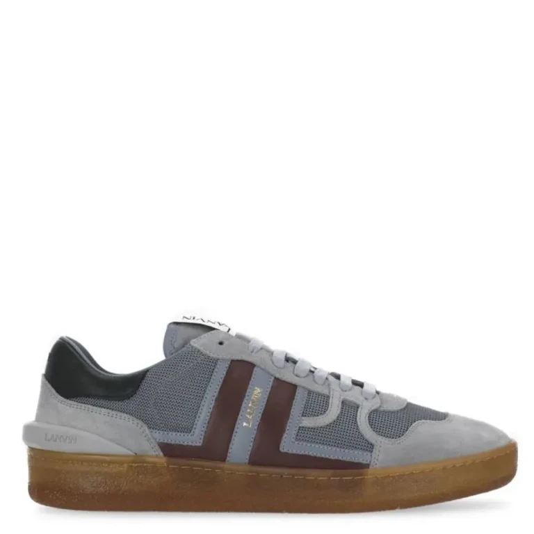 Lanvin Clay Mesh Low-Top Sneakers