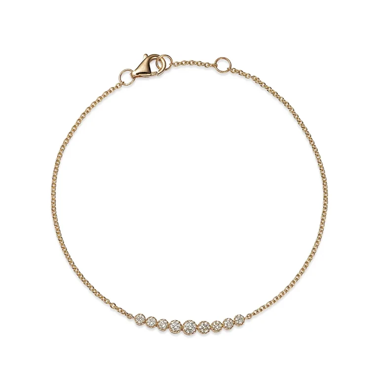 Diamond Bracelet in 14K Yellow Gold, 0.25 tcw