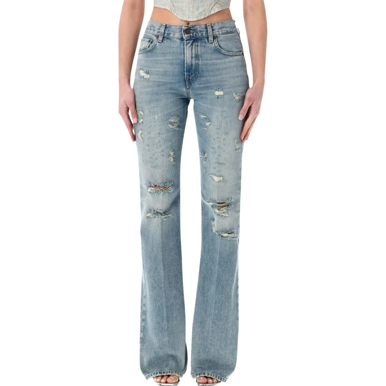 Haikure Flora Broken Jeans