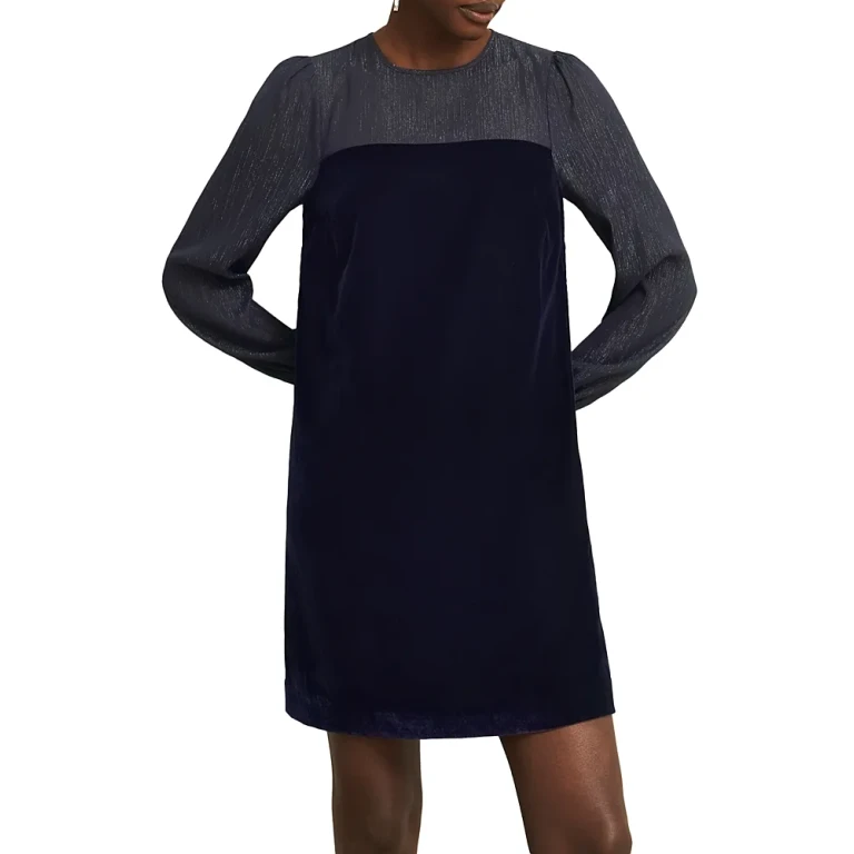 Hobbs London Zariah Velvet Dress