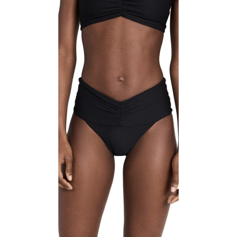 LSPACE Bardot Bikini Bottoms Classic Black M