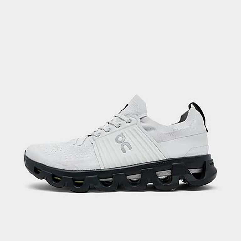 On Men's Cloudswift 4 Running Shoes in Wolf/Black Size: 7.5