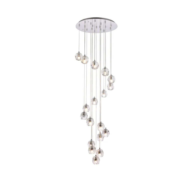 Chrome LED Pendant from the Eren Collection