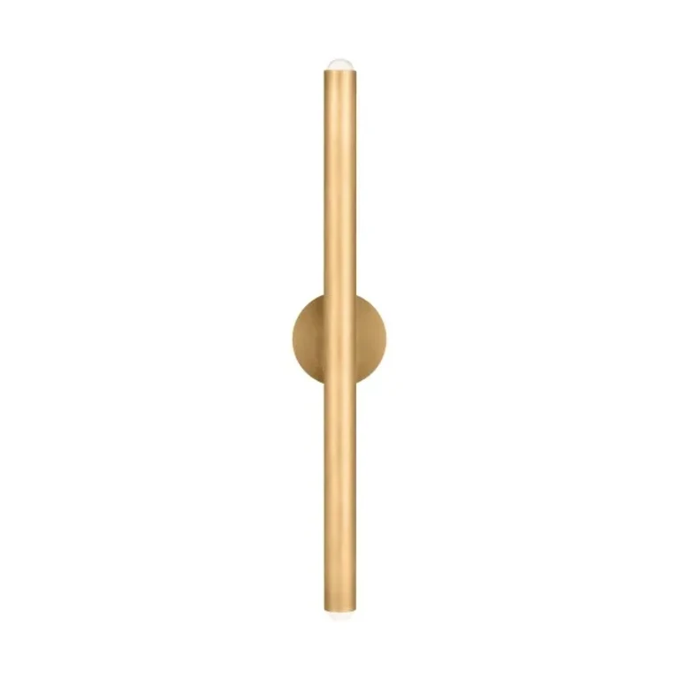 Natural Brass LED Wall Sconce from the Ebell Collection