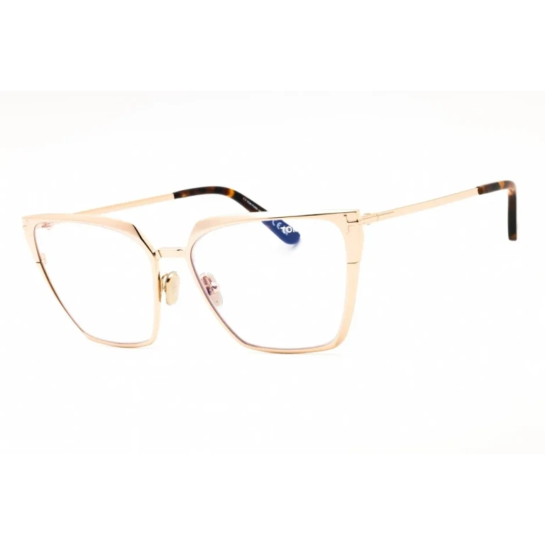 Tom Ford Blue Light Block Cat Eye Ladies Eyeglasses FT5945-B 028 56