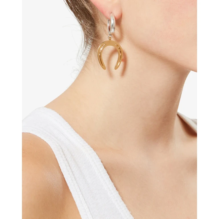 Boucle D'Oreille Byrne - Femme - Doré-argenté - Isabel Marant