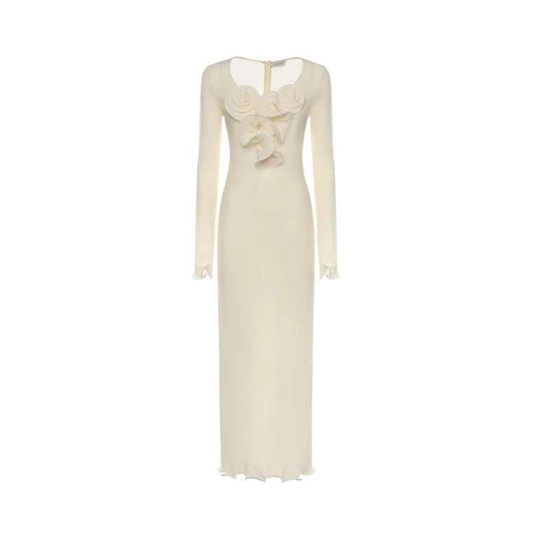 Magda Butrym Robe Au Genou - Blanc (122523)
