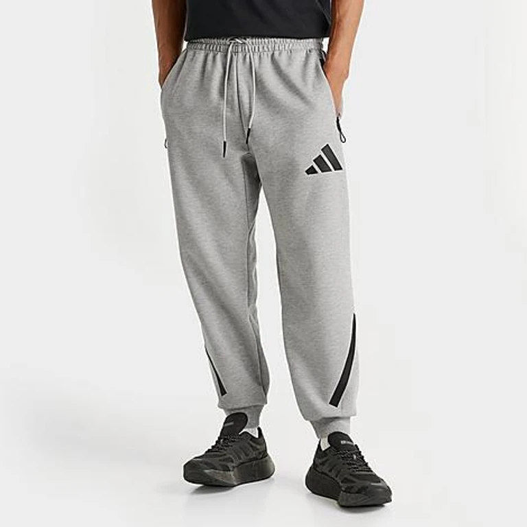 adidas Men's Z. N.E. Loose Jogger Pants in Medium Grey Heather Size: XS