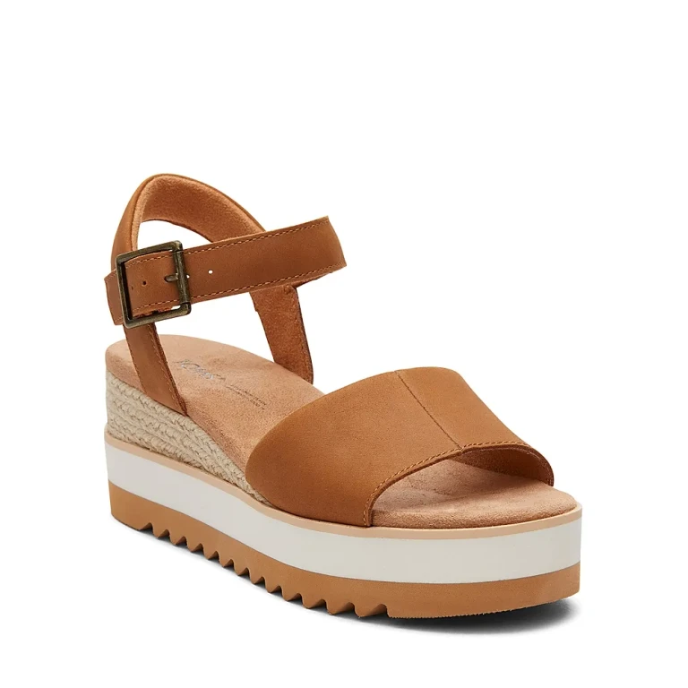 Toms Women's Diana Stretch Platform Wedge Sandals