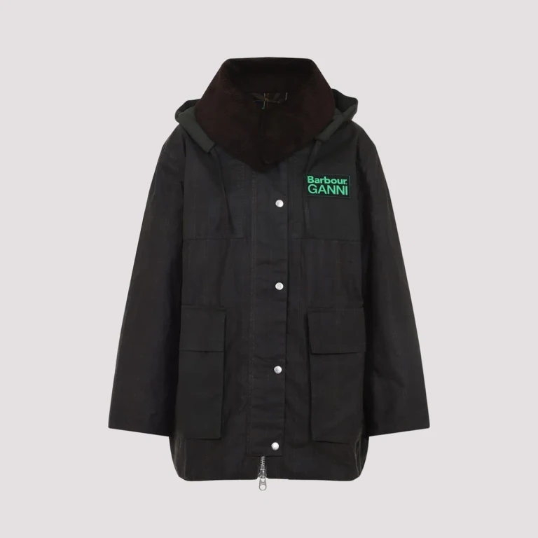 Barbour Hood Ttn Duffle Wax Jacket
