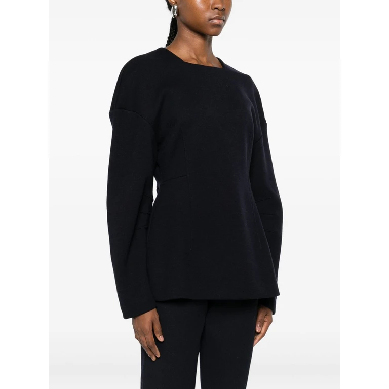 MAX MARA PURE Sweaters Blue Wool - Women