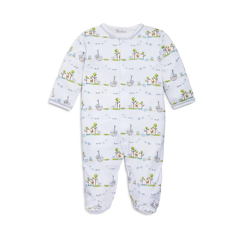 Kissy Kissy Boys' Noah's Ark Print Footie - Baby