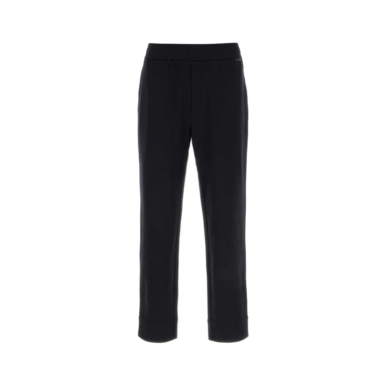 Moncler Midnight Blue Cotton Blend Joggers 779 Exterior: Nylon Pantaloni - Men