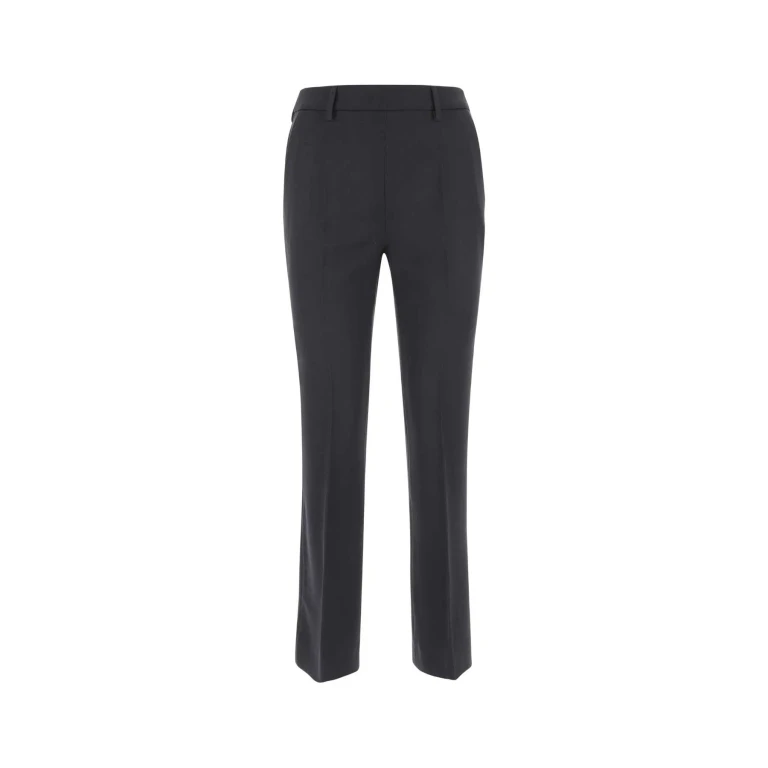 Prada Midnight Blue Wool Cigarette Pant F0008 Exterior: Virgin Pantaloni - Women