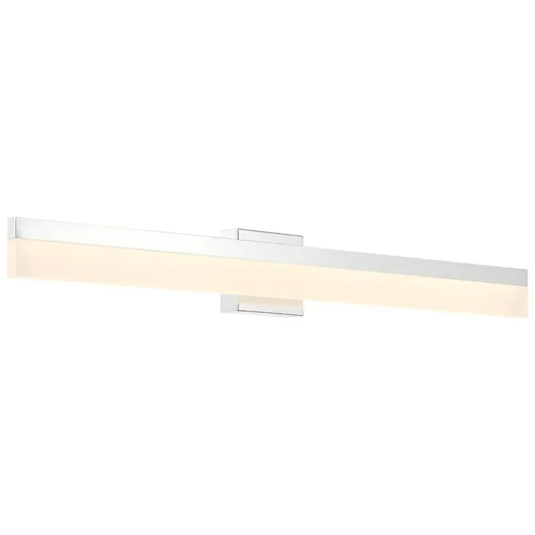 Chrome LED Bathroom Vanity Light from the Loft Color Selectable Collection