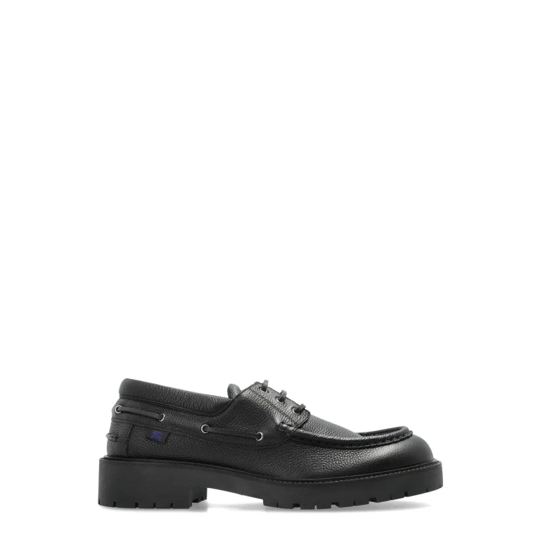 Burberry Raft Leather Boat Shoes