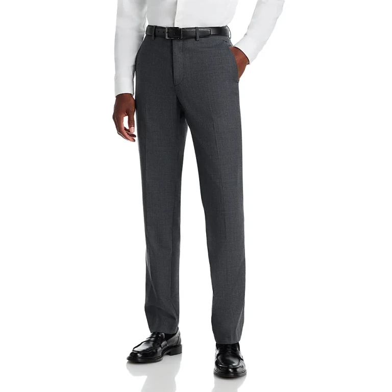 Theory Mayer Sharkskin Slim Fit Suit Pants