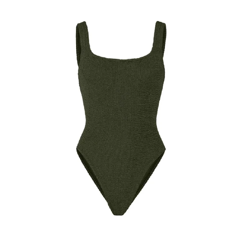 HUNZA G 'Square Neck' swimsuit Woman One Size