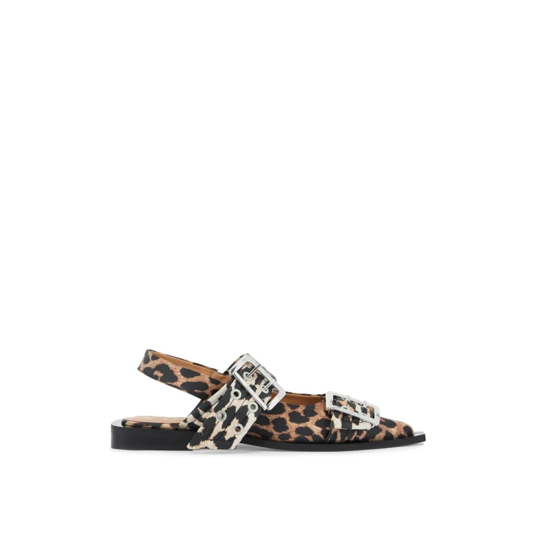 Ganni Ballerines - Imprimé Animal