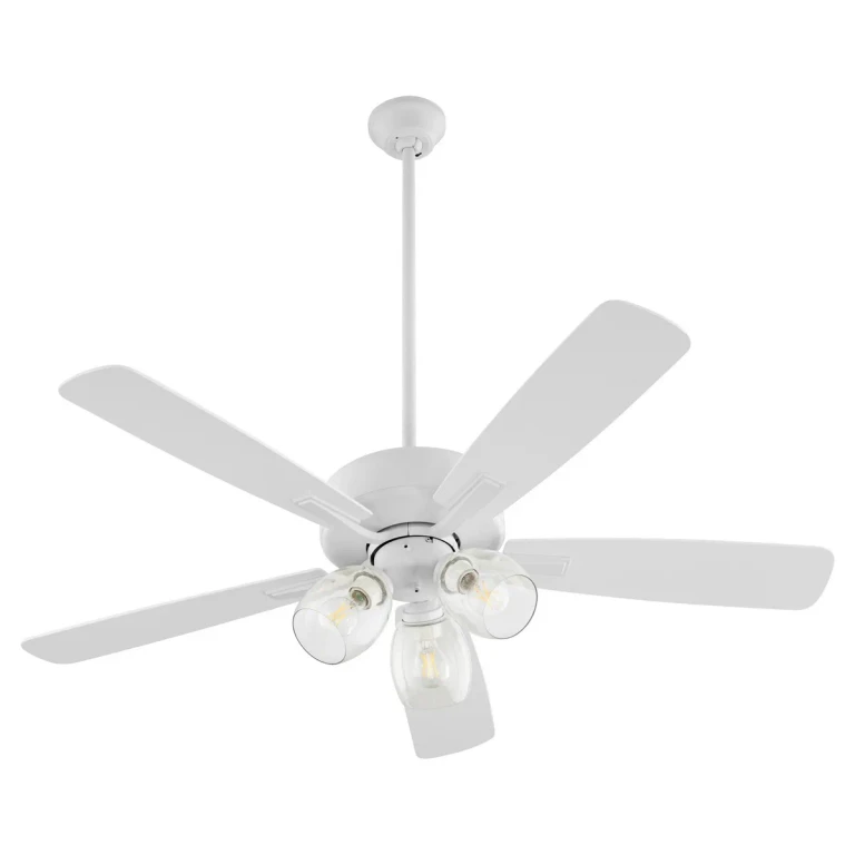 Studio White 52" Ceiling Fan from the Ovation Collection