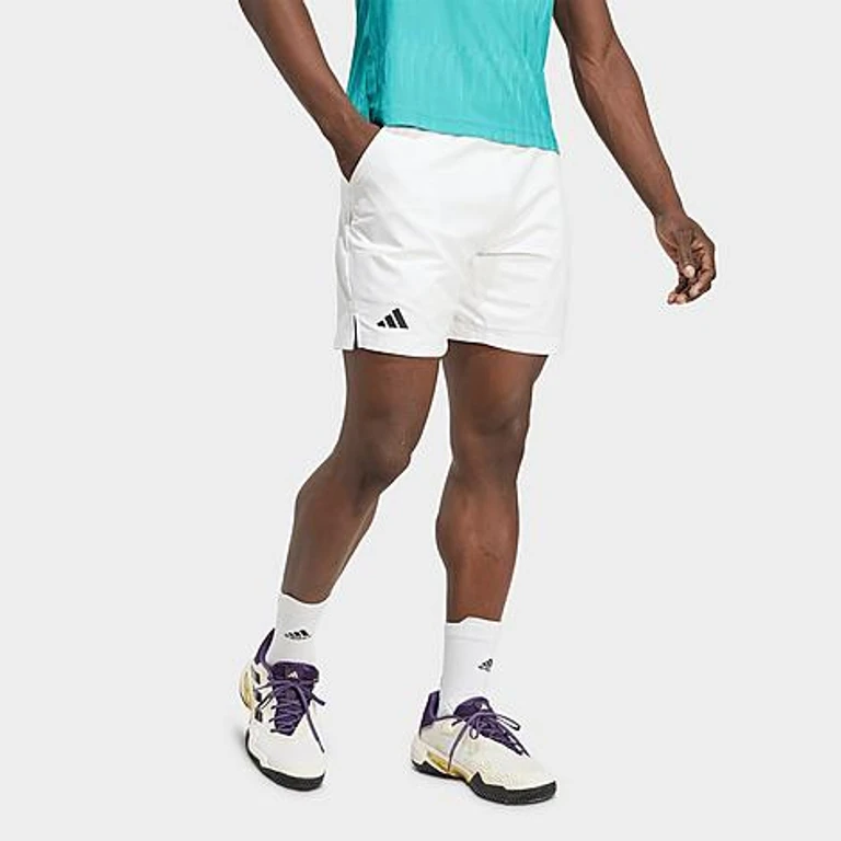 adidas Men's Ergo Climacool Tennis Shorts in White Size: XS