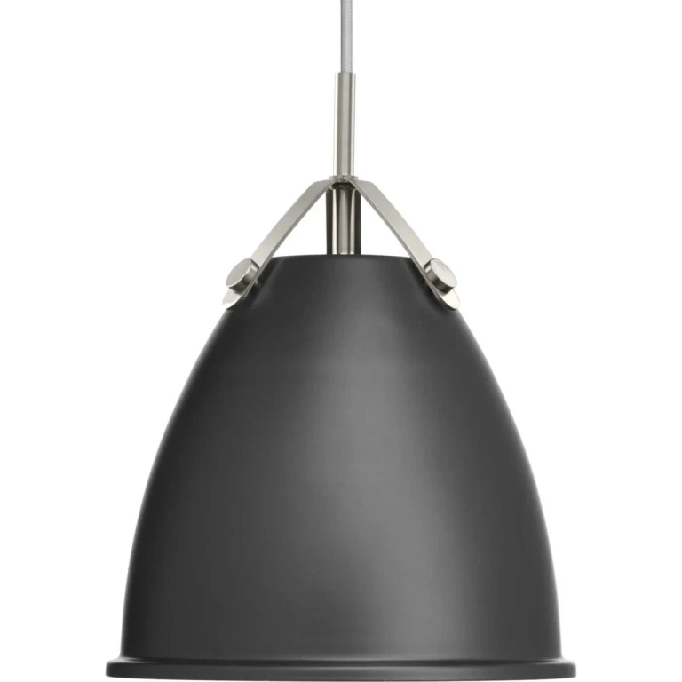 Graphite One Light Pendant from the Tre Collection