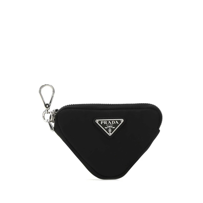 Prada Black Nylon Trick Key Chain