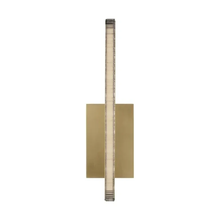 Natural Brass LED Wall Sconce from the Serre Collection