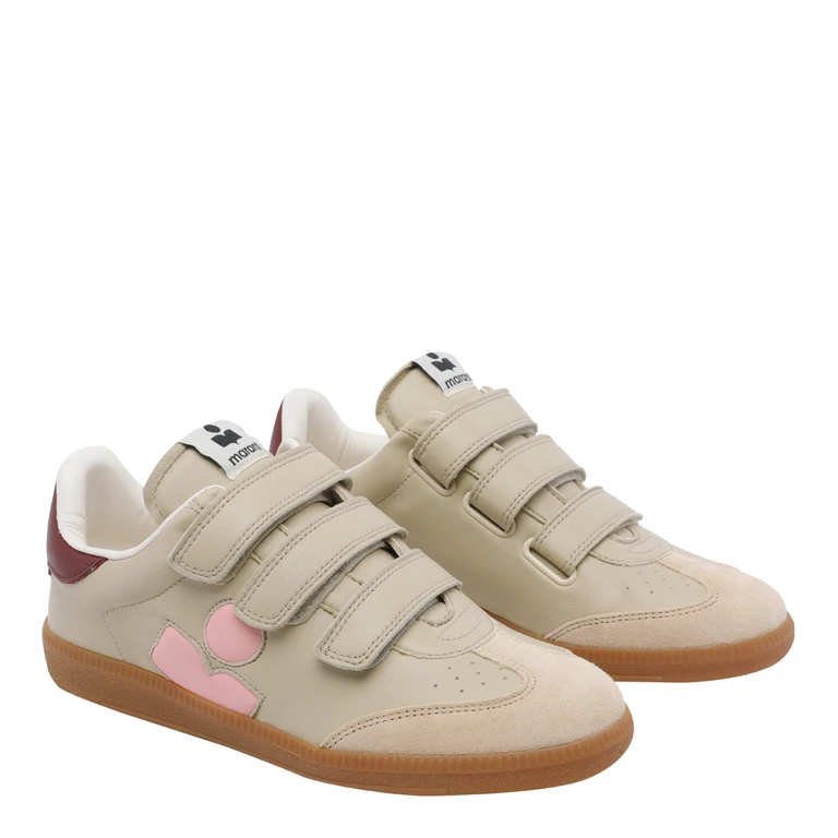 Isabel Marant Sneakers Pink Suede Leather/rubber Sole - Donna