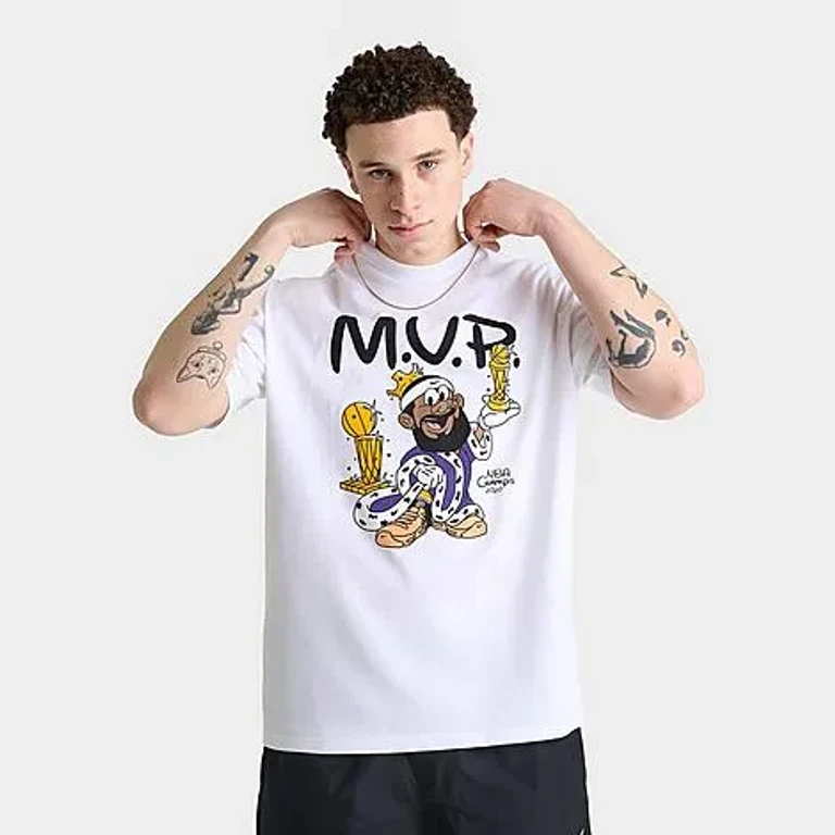 Men's LeBron Bubble Boy T-Shirt in White Size: M Tall