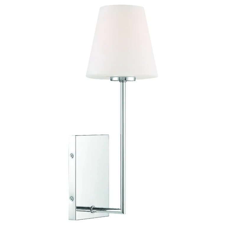 Crystorama Lena Wall Sconce in Polished Chrome - LEN-250-OP-CH