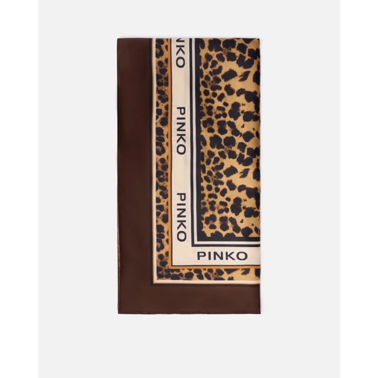 Pinko - Foulard à imprimé léopard