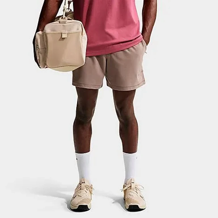 Nike Men's Primary NanoKnit Dri-FIT 7" Performance Shorts in Mink Brown/Mink Brown Size: Small